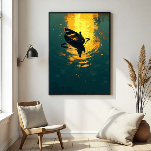 Aesthetic Canal View Wall Art