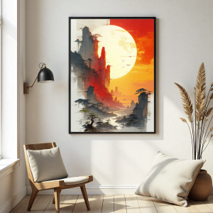 Sun Scene Wall Art